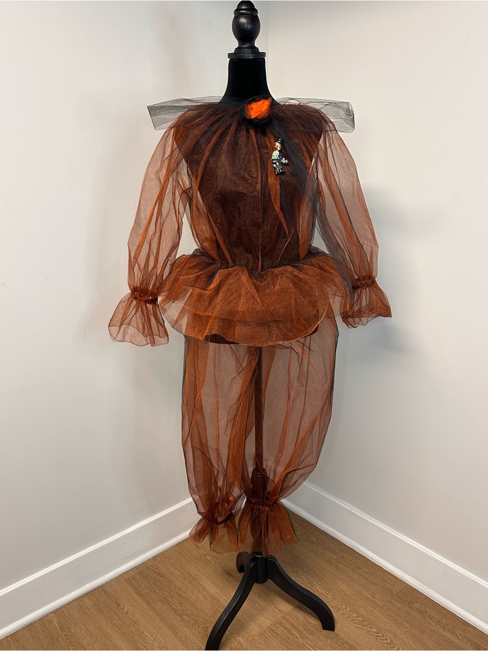 Amazing Handmade Tulle Clown Costume